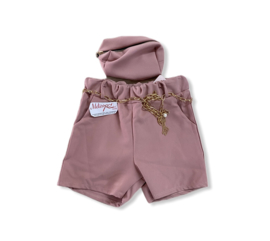 ‘Miranda ‘ hotpants roze.