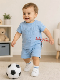 ‘Little Boss ‘ Baby setje blauw.