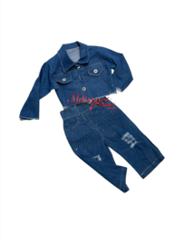 'Jutta 'Baby Setje blauw.