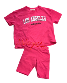 'Los Angels' Meisjes Setje Fucia.