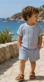 'Benny' Baby setje blauw .