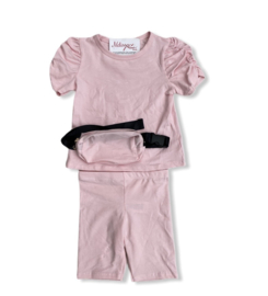 Biker setje bundel roze.