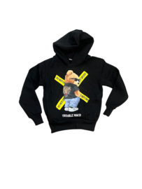 ‘ Bear ‘ jongens Hoodie zwart.