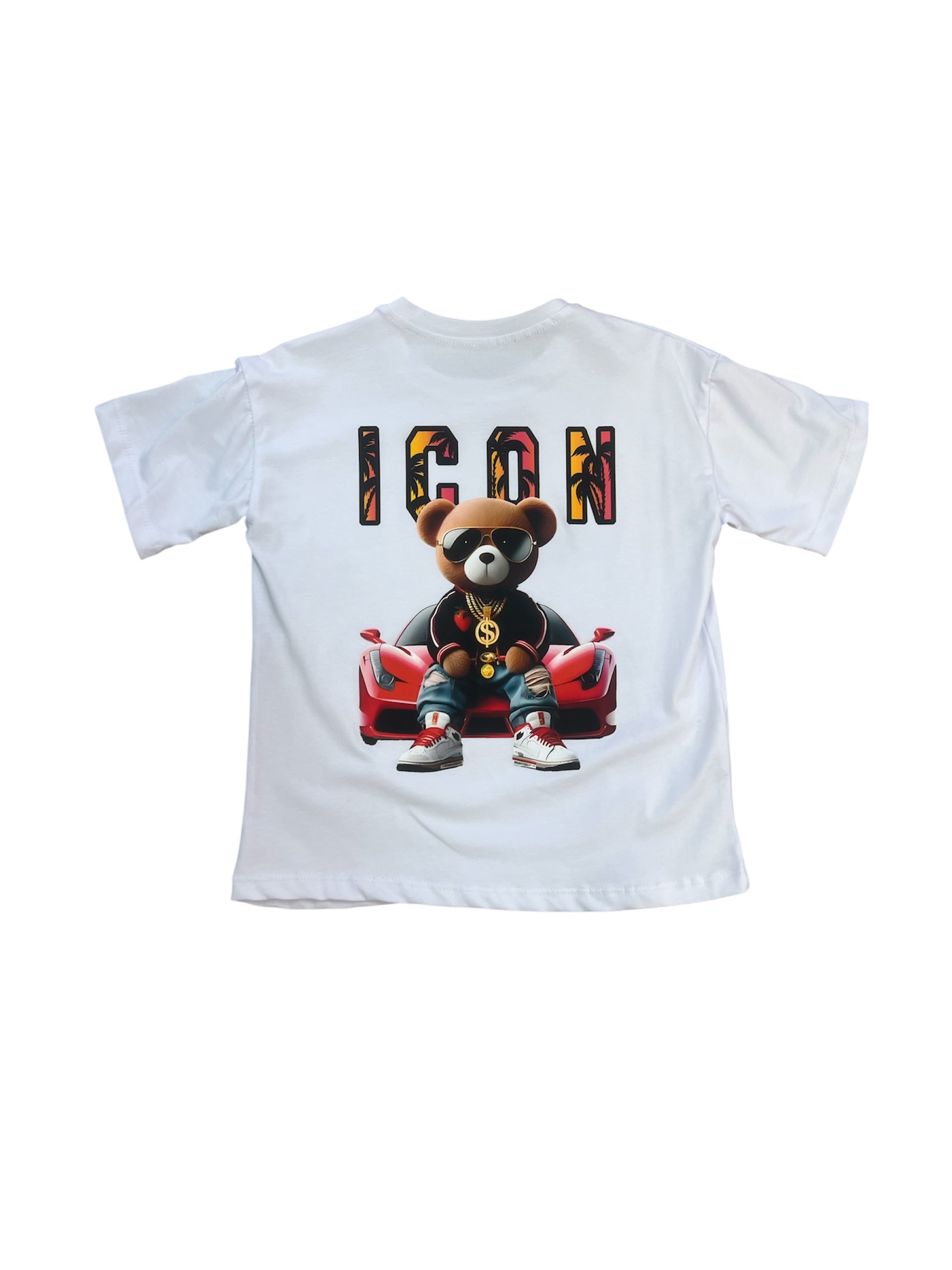 ‘I-Con’ jongen t-shirt Wit.