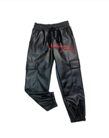 ‘ Nicol ’ meisjes lederlookbroek.