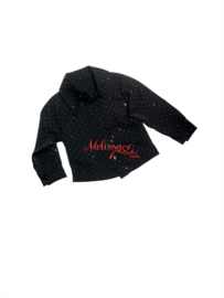 ‘ Kim ‘ baby blouse zwart.