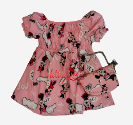 'Micky '  baby jurk roze..