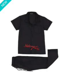 ‘Vincent jongens blouse  setje zwart.