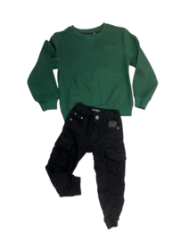 'Denim ' jongens sweater groen.