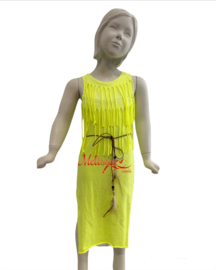 ‘Miranda ’ meisjes Ibiza jurk yellow.