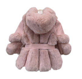 ‘ Kelly ‘ Baby lammy coat Roze.