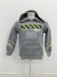 ‘One ‘ jongens sweater grijs.