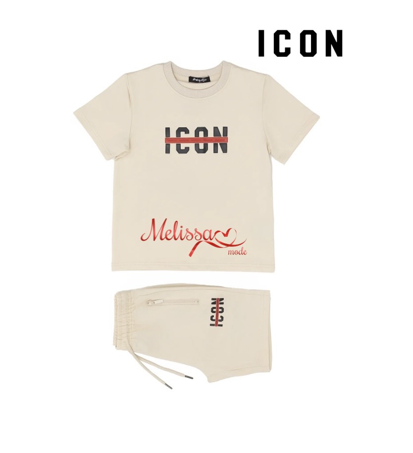 'Marcel ' Jongens I-con Setje Beige .