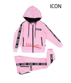 ‘I-Con ’ meisjes trainingspak roze.