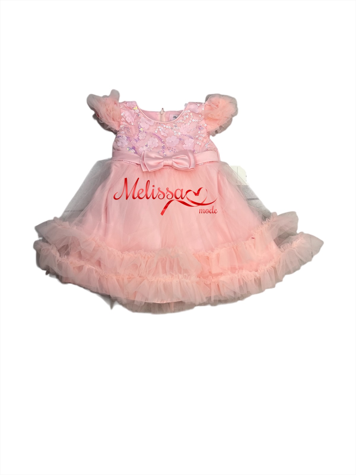 'Bruids' tutu baby zalm.