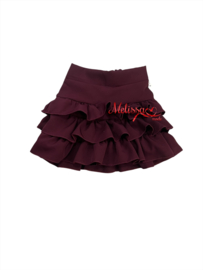 ' Lara' Medisch Rok Bordeaux.