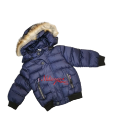 'Lex' Baby Winter jas Blauw .