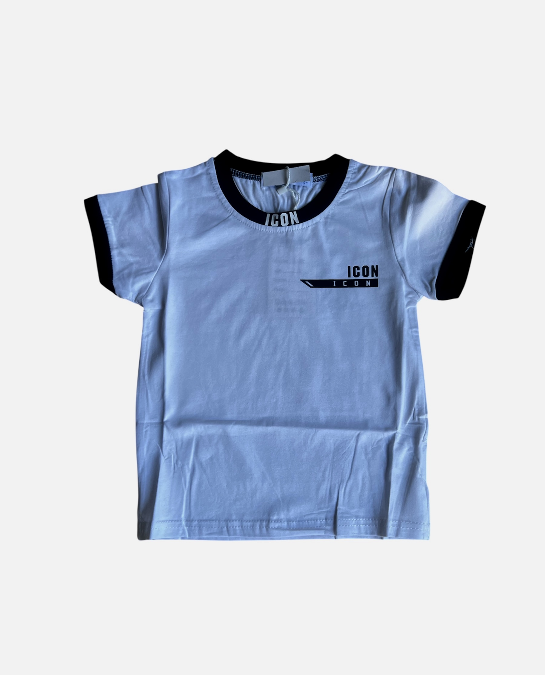 'I-Con' Baby T-shirt Blauw.
