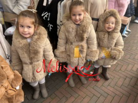‘Luna ‘ Fluffy bont zwart.