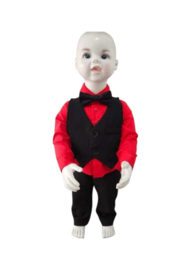 ‘Dave’ 4 delige baby setje rood