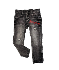 'Ed' jongens jeans zwart 007.