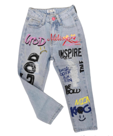 ' Good ' meisjes jeans wit .