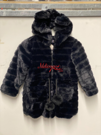 ‘Teddy ‘ coat zwart.