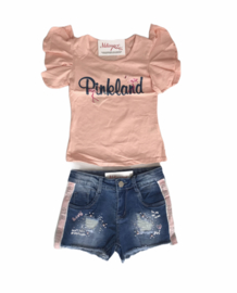 ‘Pinkland’ meisjes setje roze.