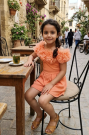 'Lara' meisjes jumpsuit Roze.