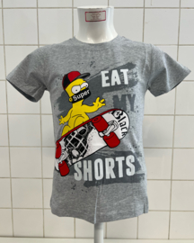 'Shorts' jongens  T-shirt Grijs.