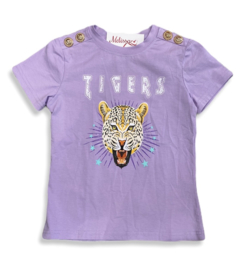 ‘Tijger ‘T-shirt lila