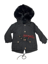 ‘ Ruya ‘ Baby winter jas zwart.