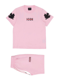 ' I-Con ' Tweedelige Jongens Setje roze.