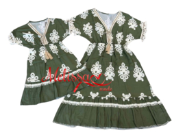 ‘Maria’ Dames jurk Groen.