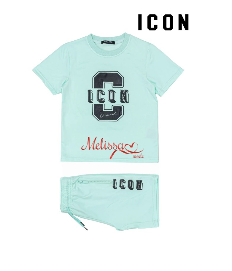 ‘I-con ’ twee delig jongens setje Kaki.
