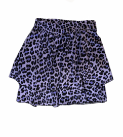 Leopard rok lila