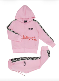 ‘ I-Con’ meisjes trainingspak Roze.