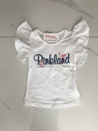 ‘Flamingo ‘ T-shirt wit.