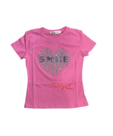 ‘ Smile’ meisjes trui roze.