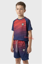 'I-Con ' Tweedelige Jongens Setje Blauw.