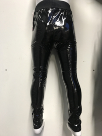 Lederlook glanzend legging.