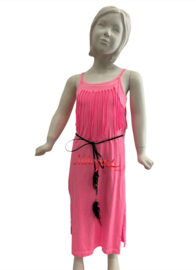 ‘Miranda ’ Ibiza stijl jurk roze.