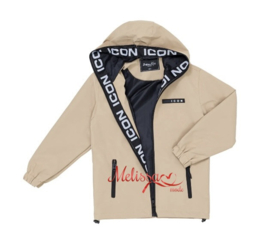 ‘i-con ‘ jongens voorjaar  jas beige.