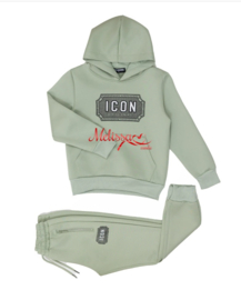 ' I-Con' Jongens Trainingspak groen.