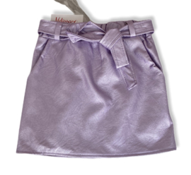 Lila lederlook  Rok