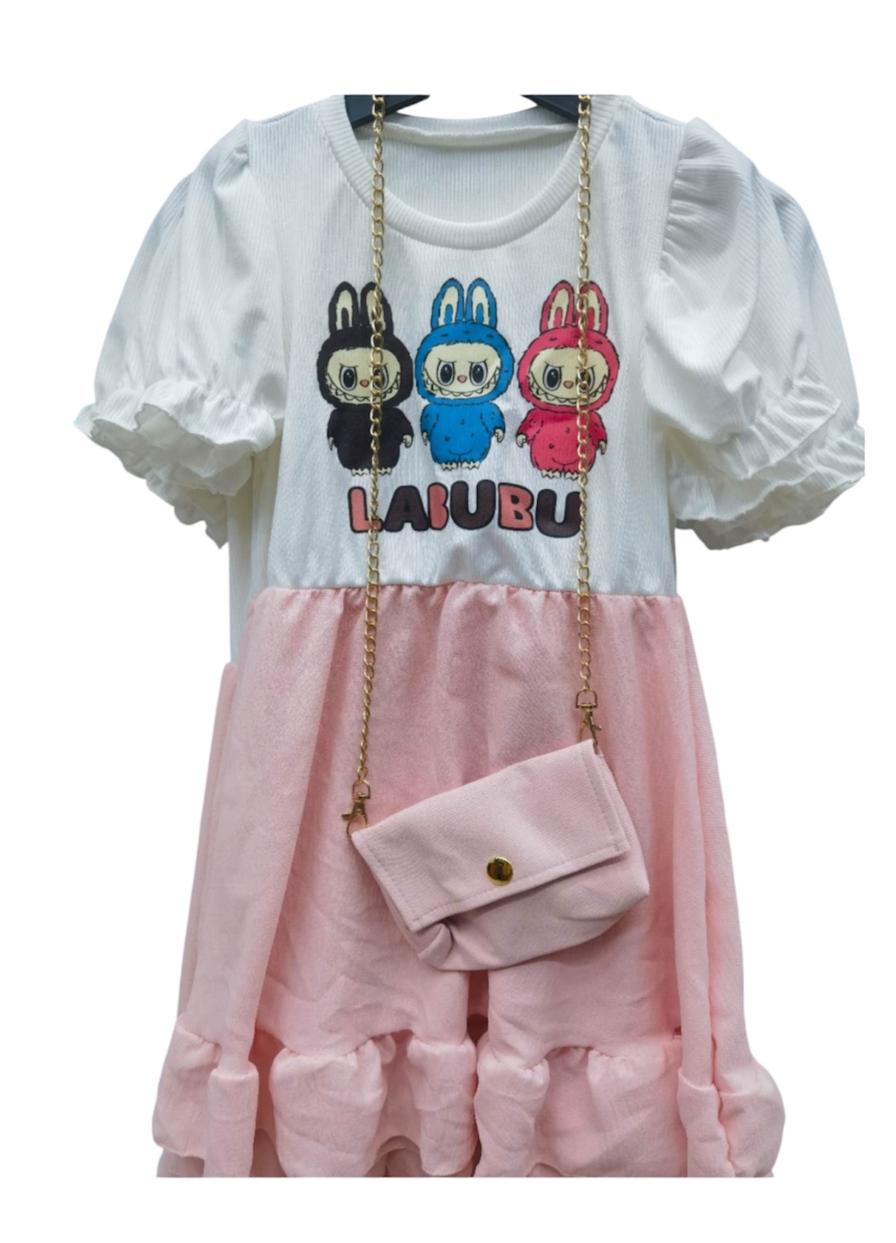 ' Lalola' meisjes Dress crème.