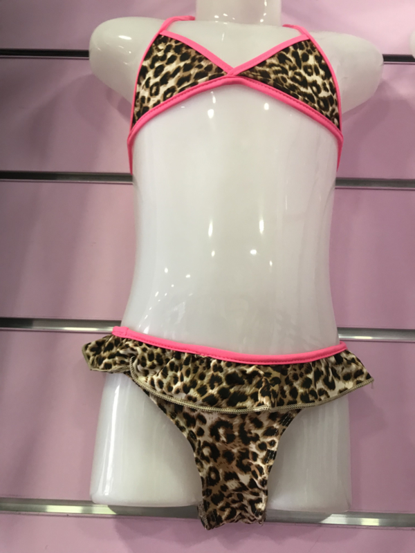 Memo Cataract Ruimteschip Kim' tijger bikini roze. | Zwempak/Bikini | Melissa Mode - Exclusieve &  Betaalbare Kinderkleding
