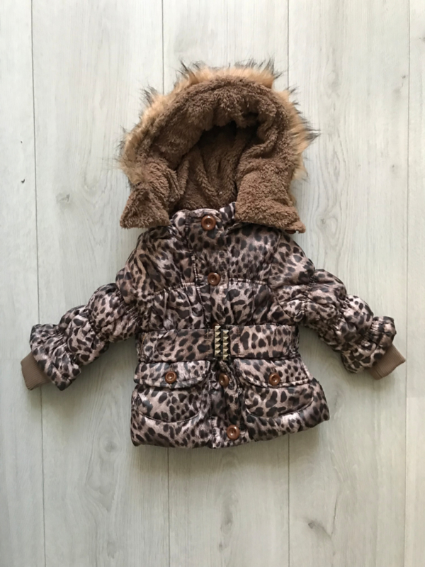 Baby Tijger jas bruin. | Jassen Melissa - Exclusieve & Betaalbare