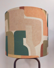 Lampenkap canvas retro pastel
