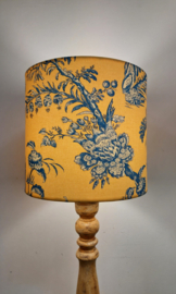 Lampenkap geel blauw chinees
